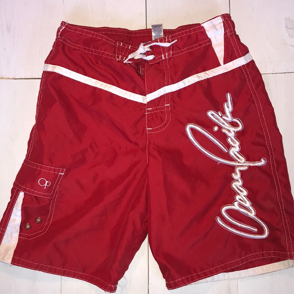 OP (Ocean Pacific) Boy’s Red Swim Suit